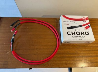 Chord Shawline RCA 1m interconnects - boxed