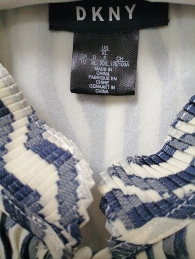 Dkny Top Navy/Off White  XL