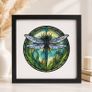 Handmade 3D Dragonfly Paper Art 27x27 cm Image 4