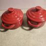 SET OF 2 Ceramic bowl and lid. New. . Image 2