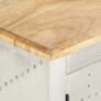 Aviator TV Cabinet 120x30x40 cm Solid Mango Wood Image 2