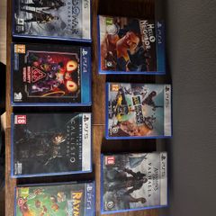 7 PlayStation Games PS4 & PS5 Great Condition