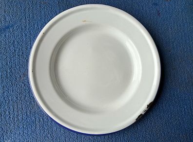 Vintage enamel plate