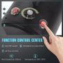 2800W Dog Hair Dryer And Pet Blower with Adjustable Speed 4 Nozzles Low Noise Black Image 4