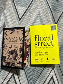 Gucci bloom and floral street sun flower pop perfume sample new