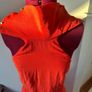 River Island Orange halter neck backless jumpsuit with belt Image 5