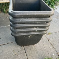 flower pots x 5. Self watering. 36x36cm