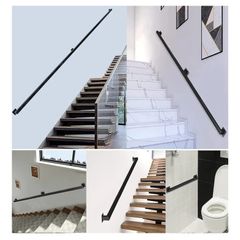Black Staircase Handrail x2