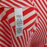 M&S Autograph red and white strapless dress Image 6