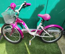 Girls bicycles and scooters