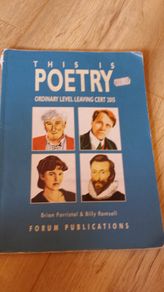 This is Poetry Ordinary Level Leaving Cert 2015 printed 2013