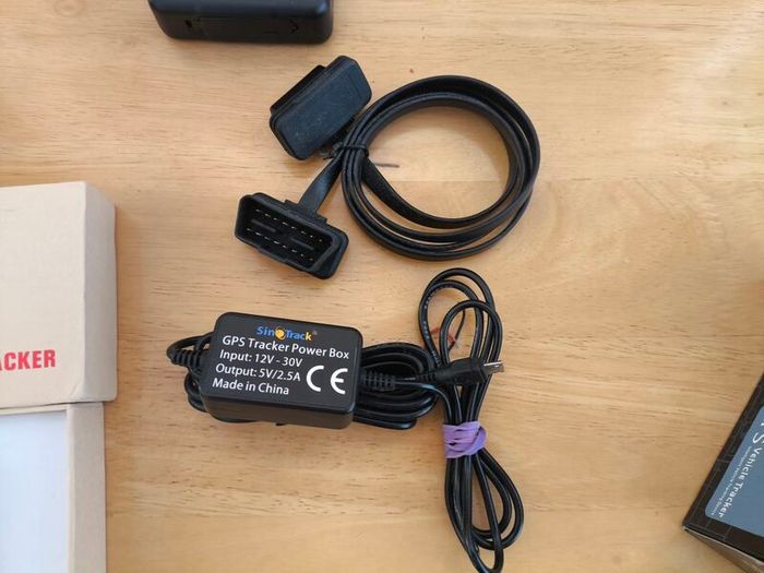 Bundle of SinoTrack Vehicle GPS Trackers and Accessories