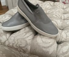 flats Micheal Kors grey leather shoes size 7