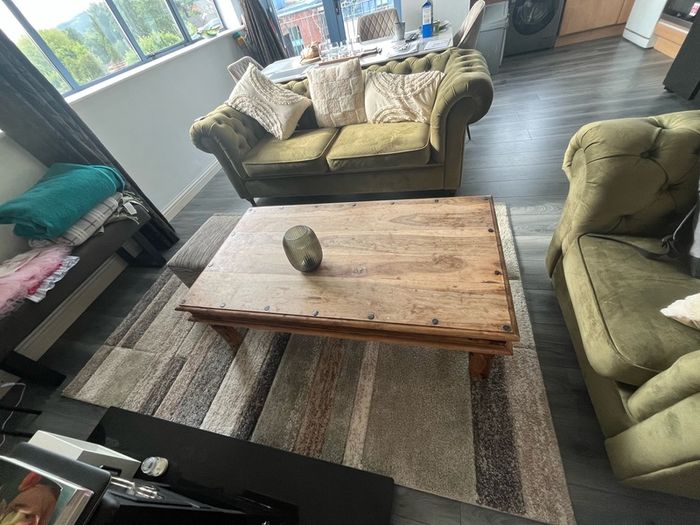 wallnut coffee table