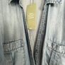 New H&M Denim Tunic Dress with Drawstring Waist Image 3