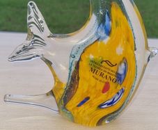 Large colorful Murano fish