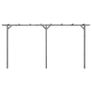 Garden Pergola Grey 400x40x205 cm Impregnated Pinewood Image 4