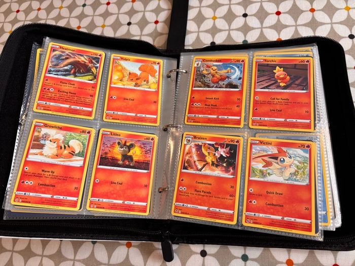 Pokemon folder and cards