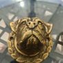 Vintage Solid Brass Bulldog Door Knocker Image 6