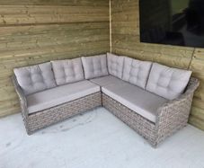 Rattan Corner Lounger