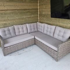 Rattan Corner Lounger
