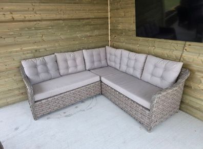 Rattan Corner Lounger
