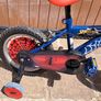 Kids Spiderman Bike 14 inch Wheels with Stabilisers Image 3