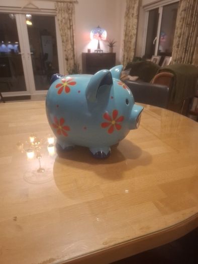 Large Ceramic Piggy Bank