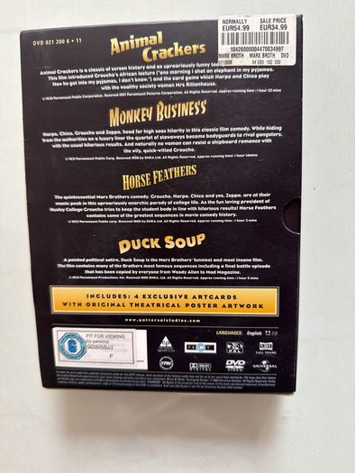 dvd The marx brothers collection box set