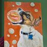 A bubbly Jack Russell - oil painting Image 8