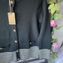 cardigan Bnwt size small gallery black cardigan with gold buttons Image 4