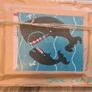 Contemporary Minimalist Naive Irish Folk Art Dog Image 7