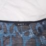 Roman Blue Black Abstract Printed Ruffle Trim Cardigan Top 14UK/42EU Image 4