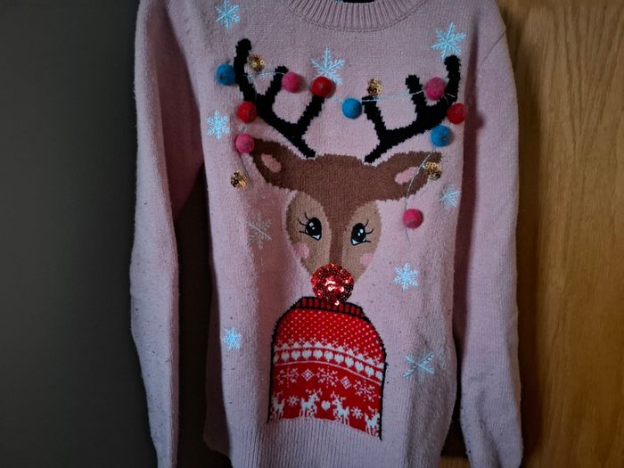 Girls christmas jumper
