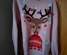 Girls christmas jumper