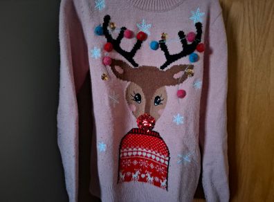 Girls christmas jumper