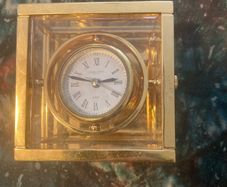Captains desk clock free postage