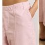 Soft pink cotton twill trousers Image 2