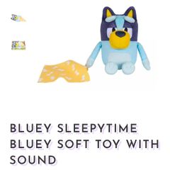 Sleepytime BlueY Soft Toy With Sound