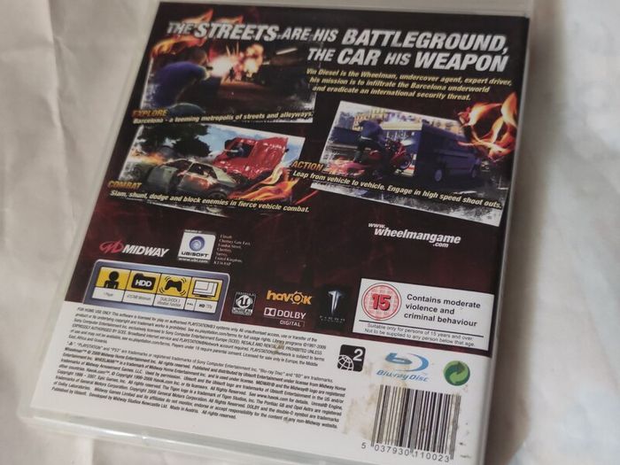 PS3 Game Vin Diesel Wheelman