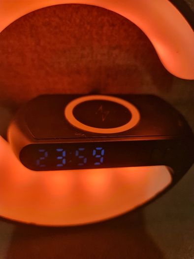 Led Alarm clock and light