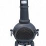 Patio Stove with Spark Guard, Poker, Fire Grate, Draught Flap, Garden Fireplace in Cast Image 5