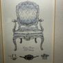 Pair of Vintage Framed Marina Romagnoli Chair Prints Image 9