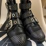 Black Zara Studded Ankle Boots Image 3