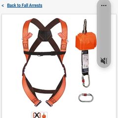 scaffolding or height harness
