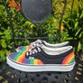 Vans Rainbow Pride Trainers Mens UK10.5 Image 2
