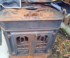 cast iron stove