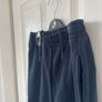Kids navy tracksuit bottoms Image 2