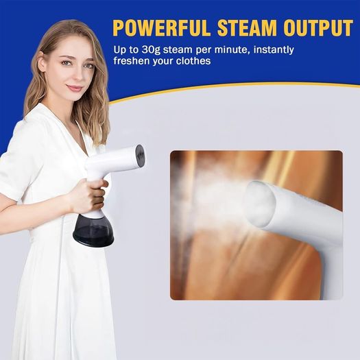 Clothes Steamer, Garment Steamer for Wrinkle Removal, Upgraded 400ml Water Tank, 3rd Generation Panel, Handheld Steamer Clothing for Home, Office & Travel