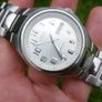 Men's GUESS Waterpro Silver Tone Classic Bracelet Watch, Date, C66079G (Fresh battery, works well) Image 3